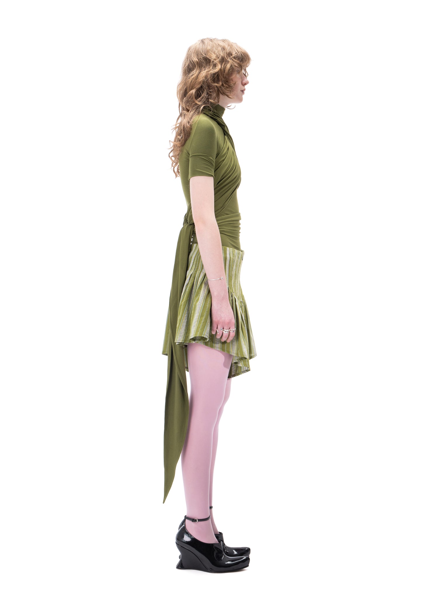 Pleated Shorts