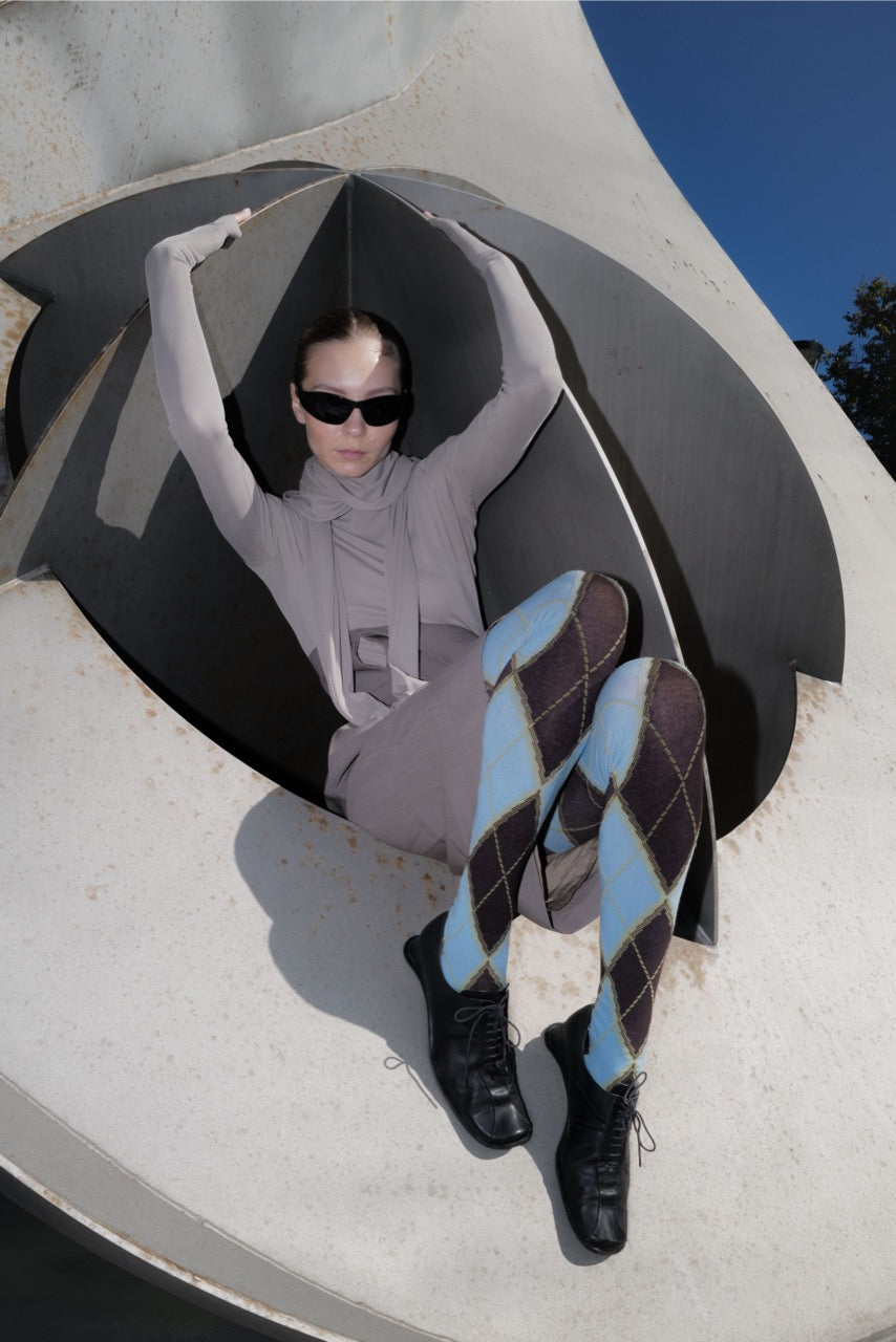 Argyle Cotton Tights