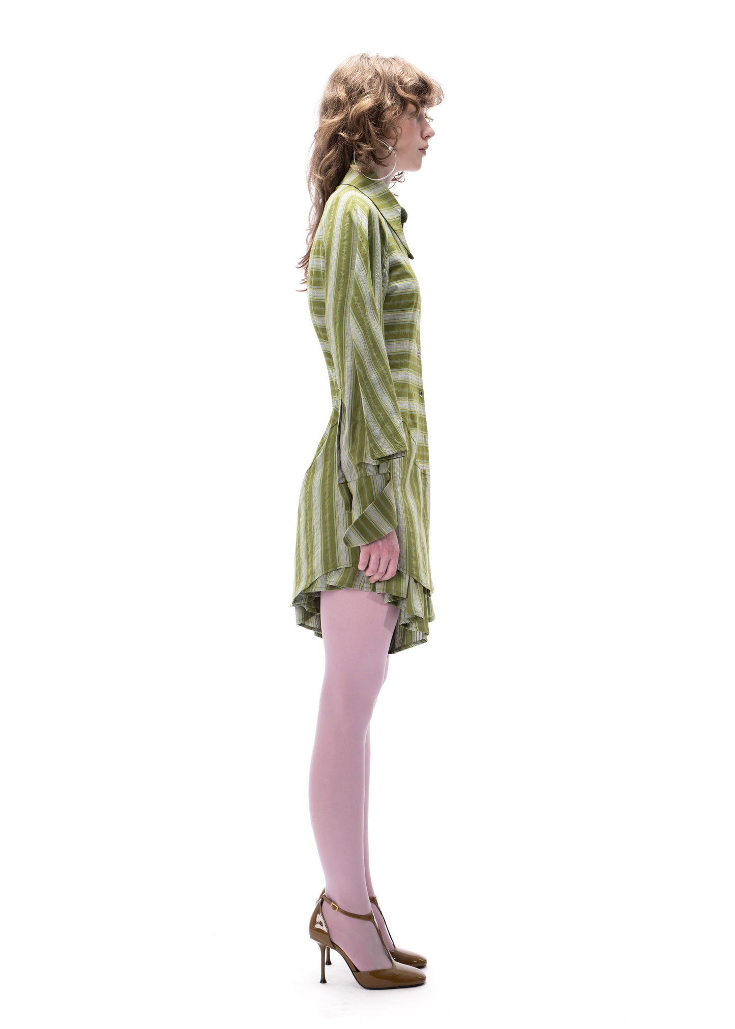 Striped Raglan-Sleeve Shirt