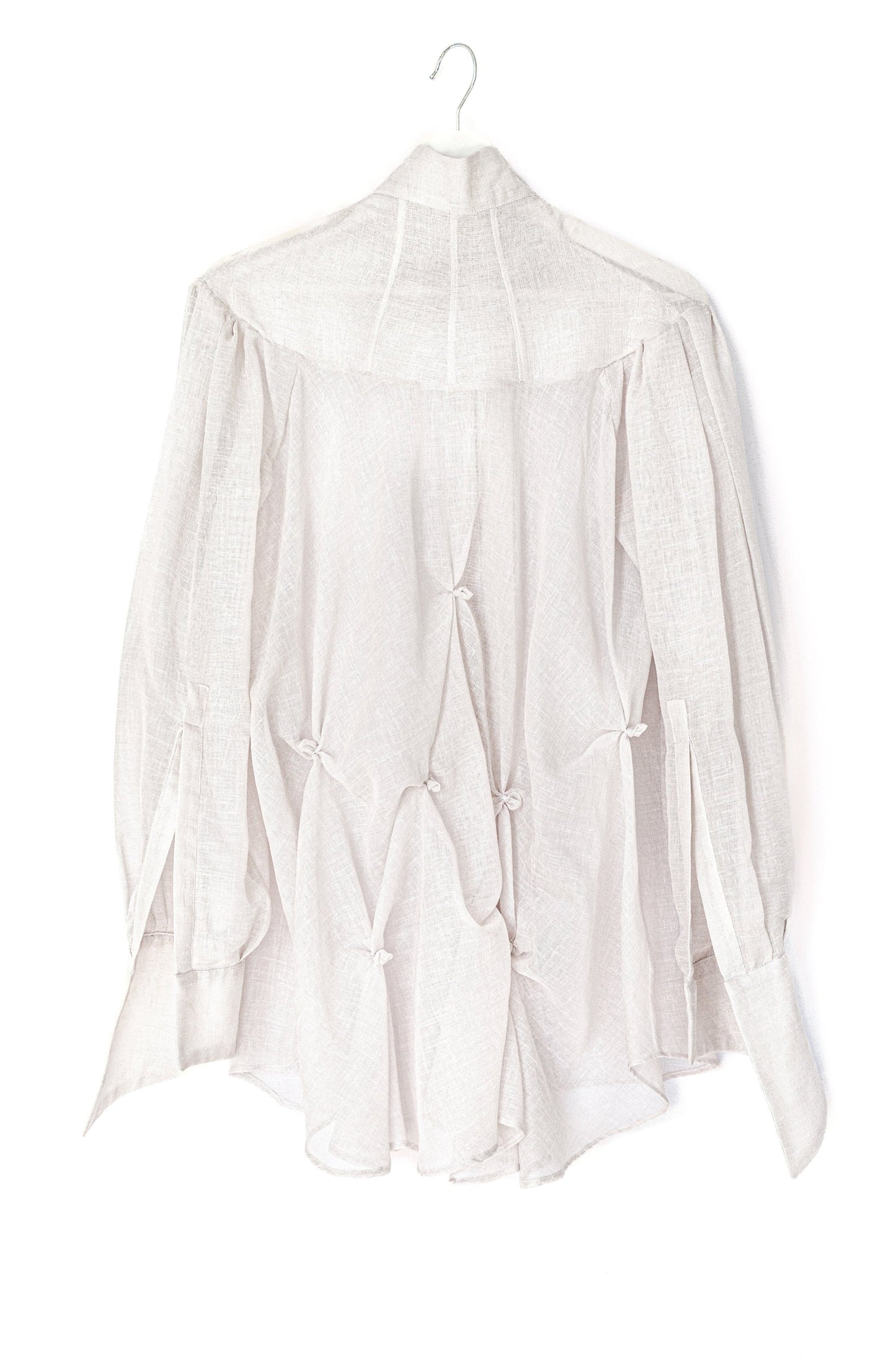 Ruffled Linen Shirt