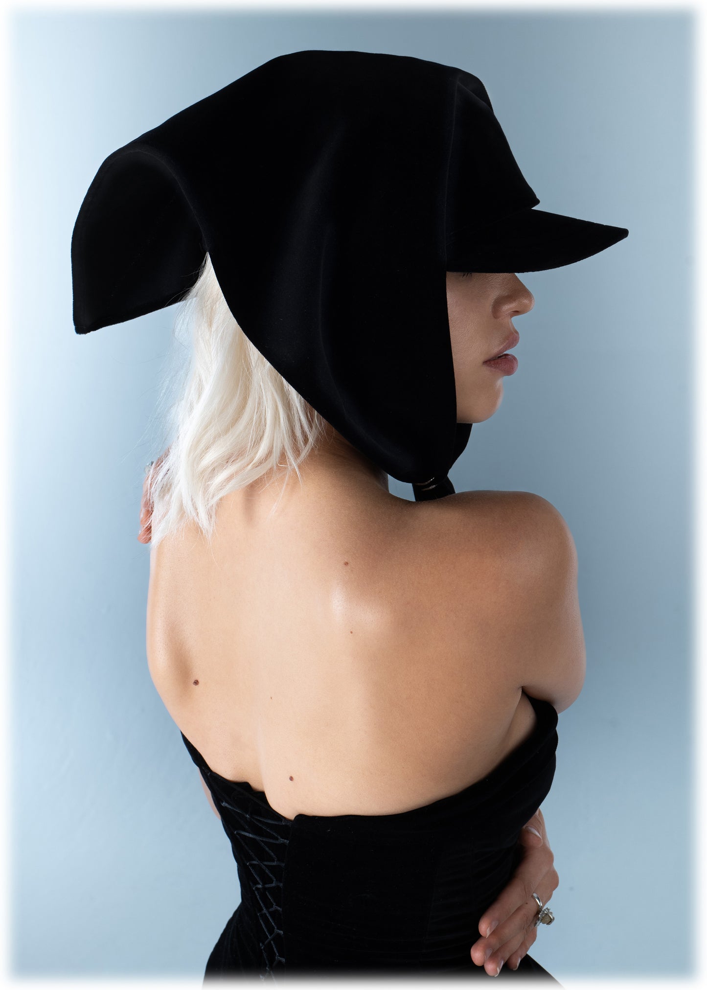 Detachable Scarf Velvet Cap