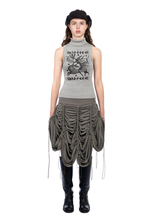 Linocut Print Tank Top