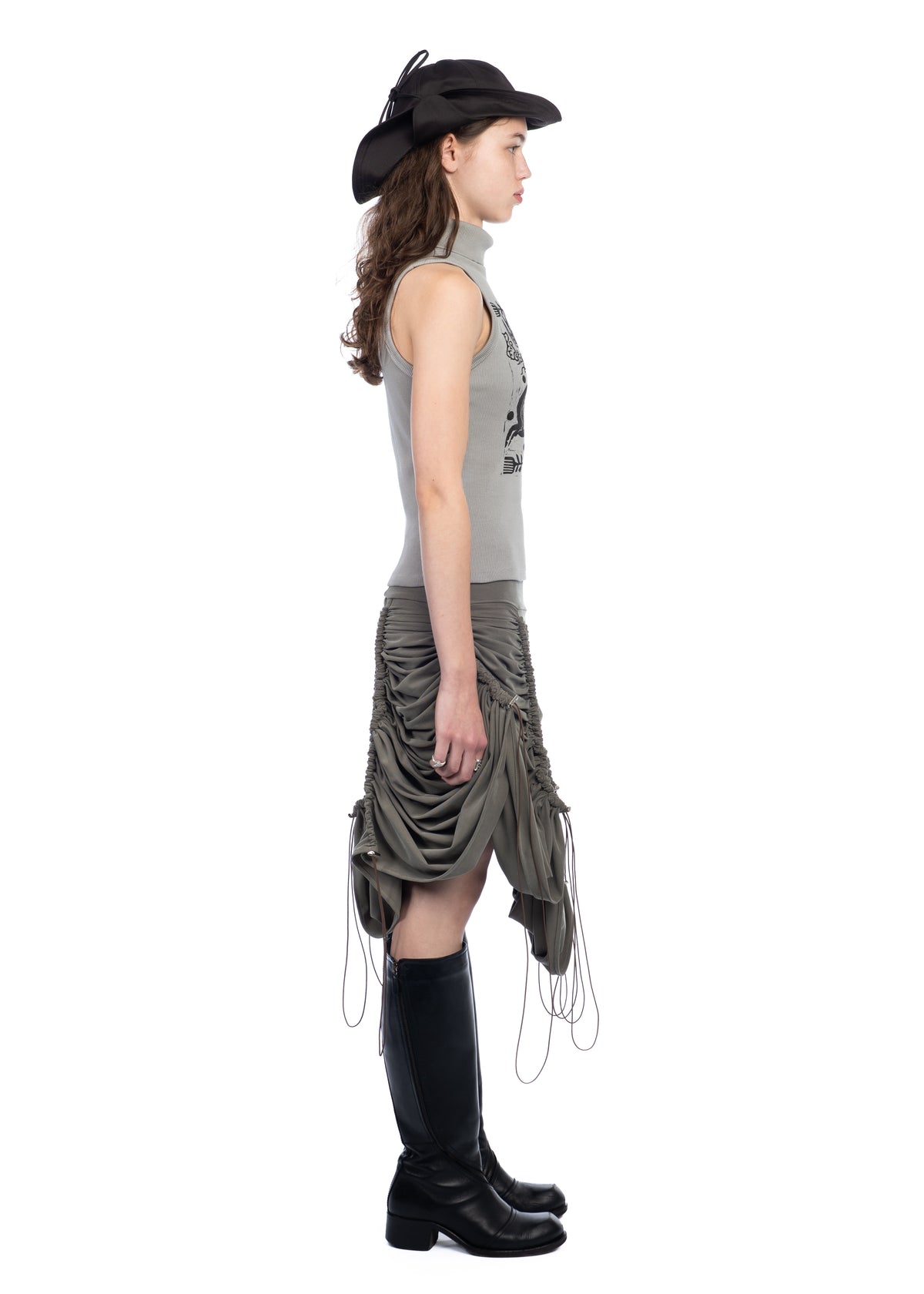 Linocut Print Tank Top