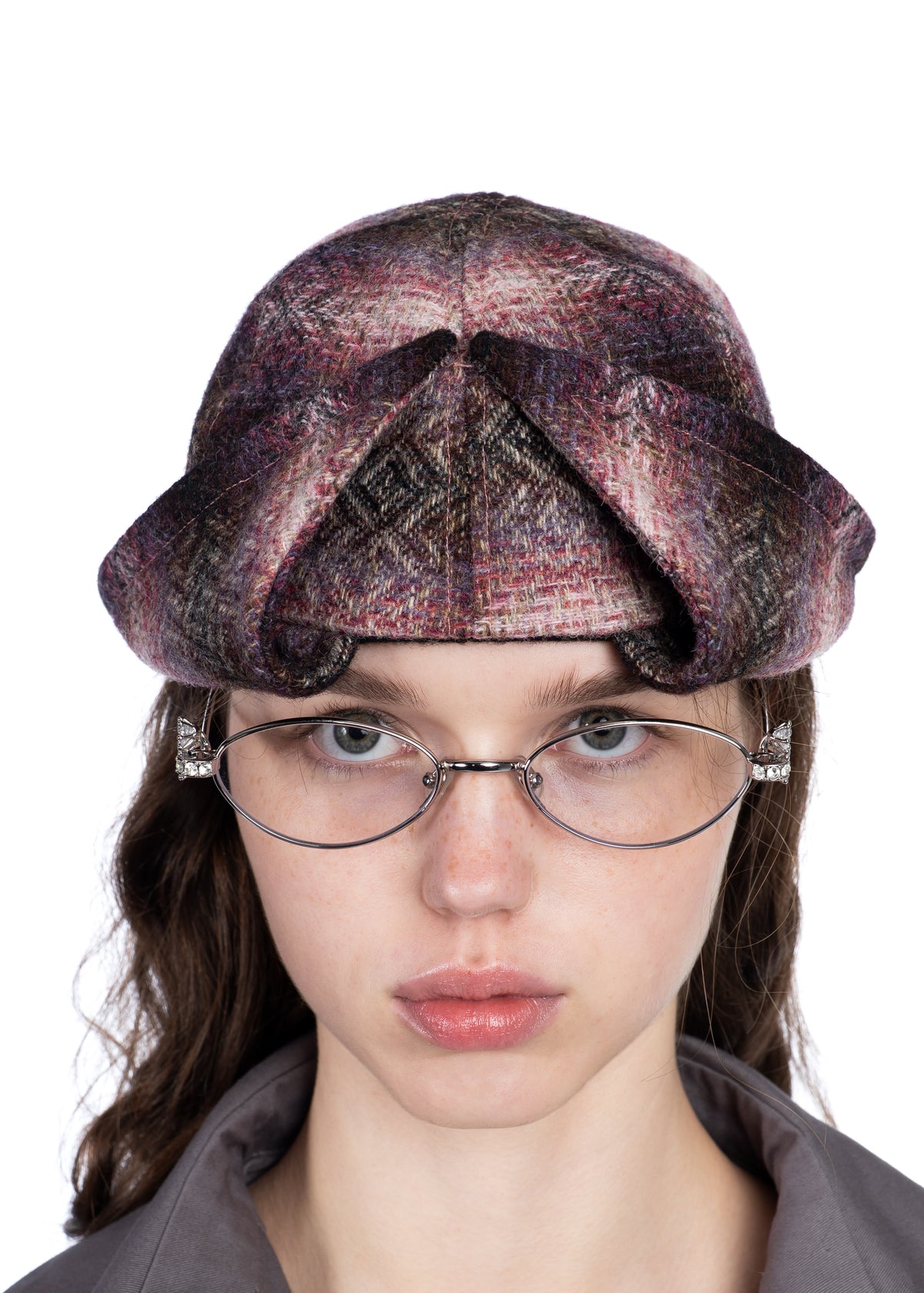 Upturned Pink Beret