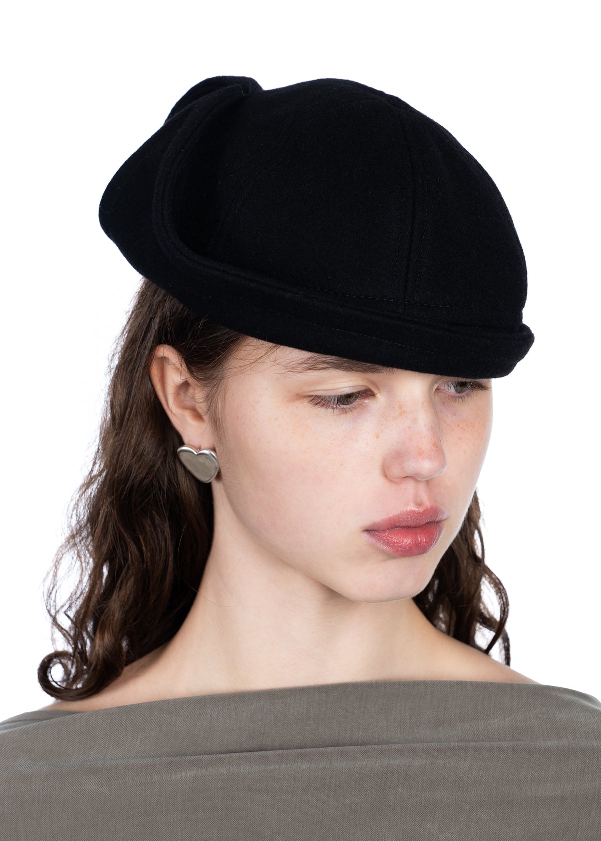 Upturned Wool Beret