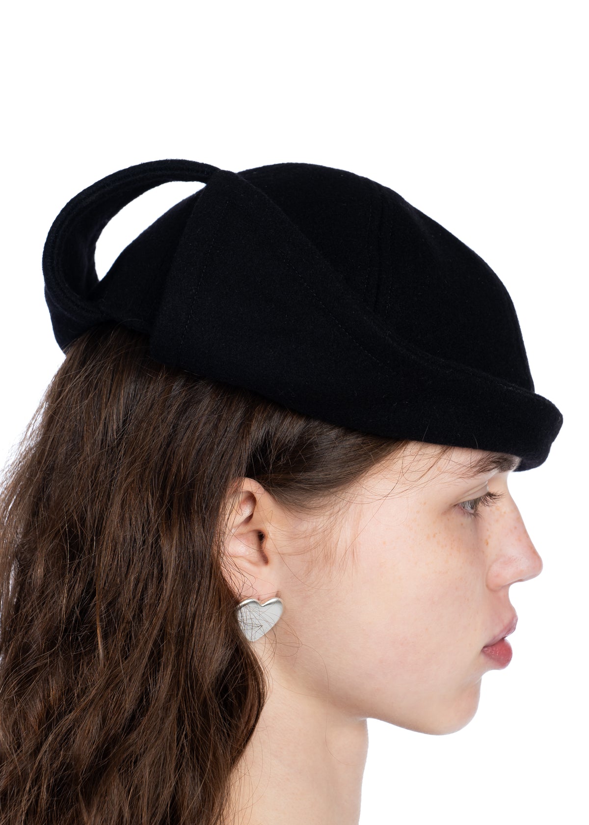 Upturned Wool Beret