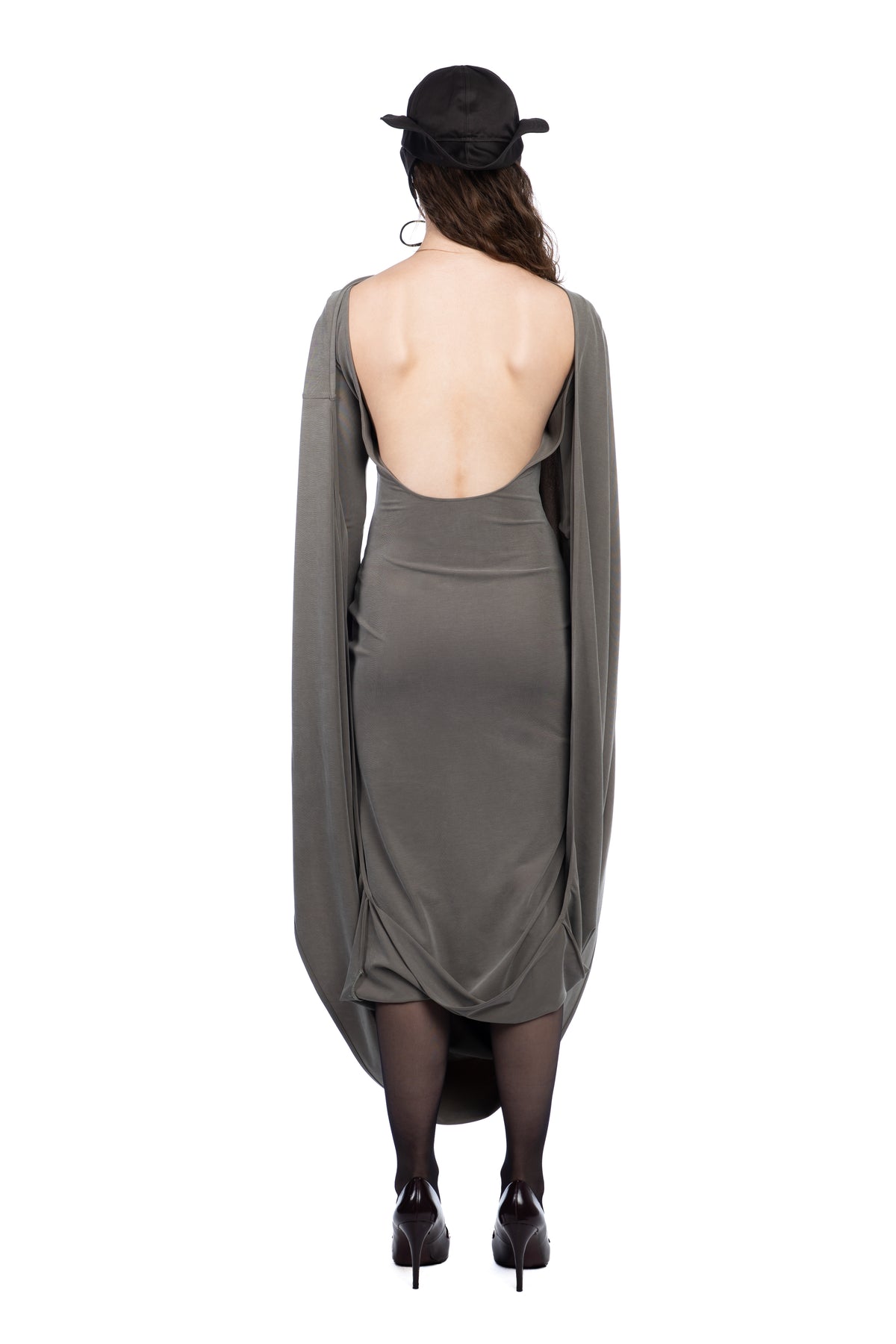 Longsleeve Willow Dress in Khaki