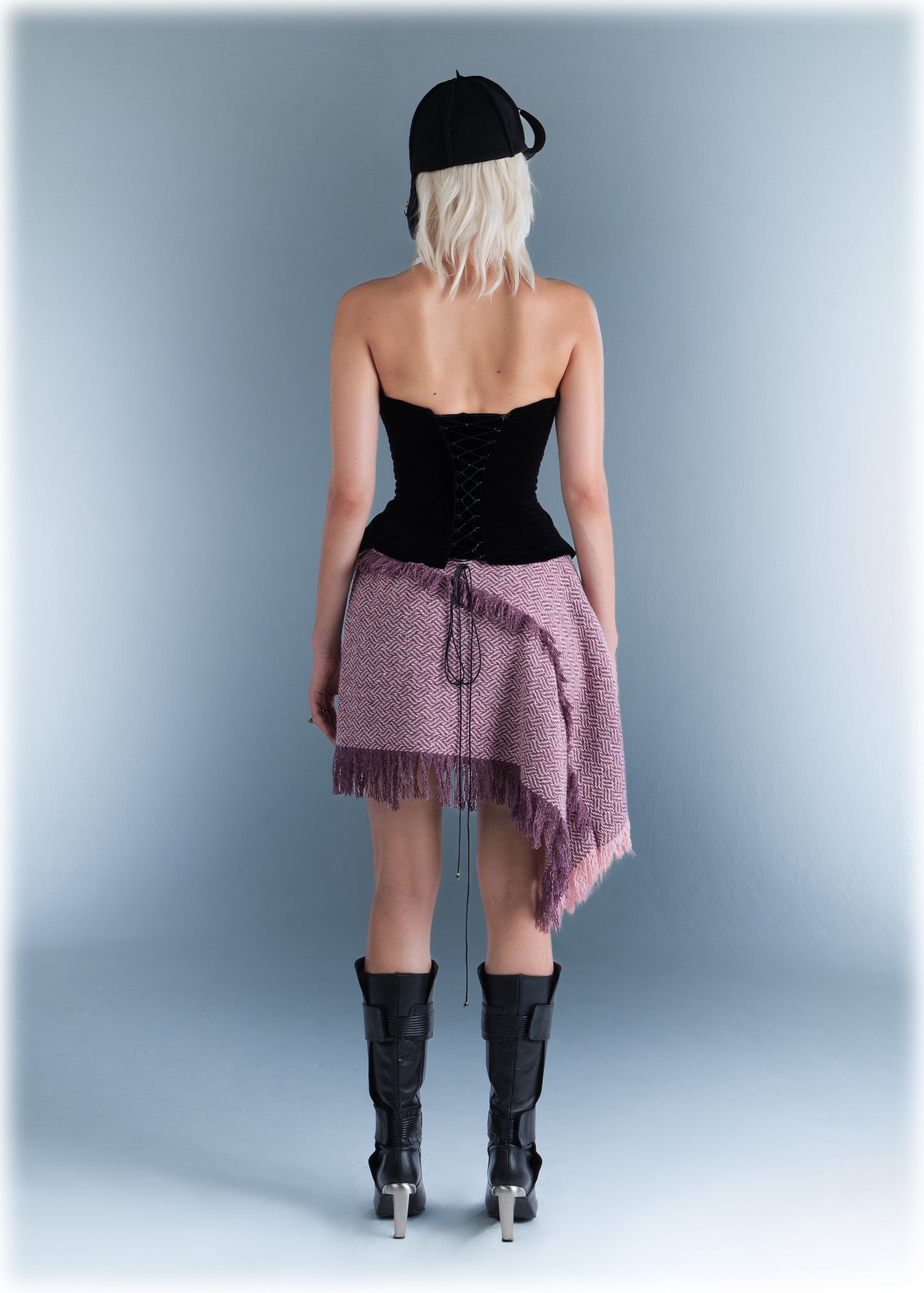 Assymetric Scarf Skirt