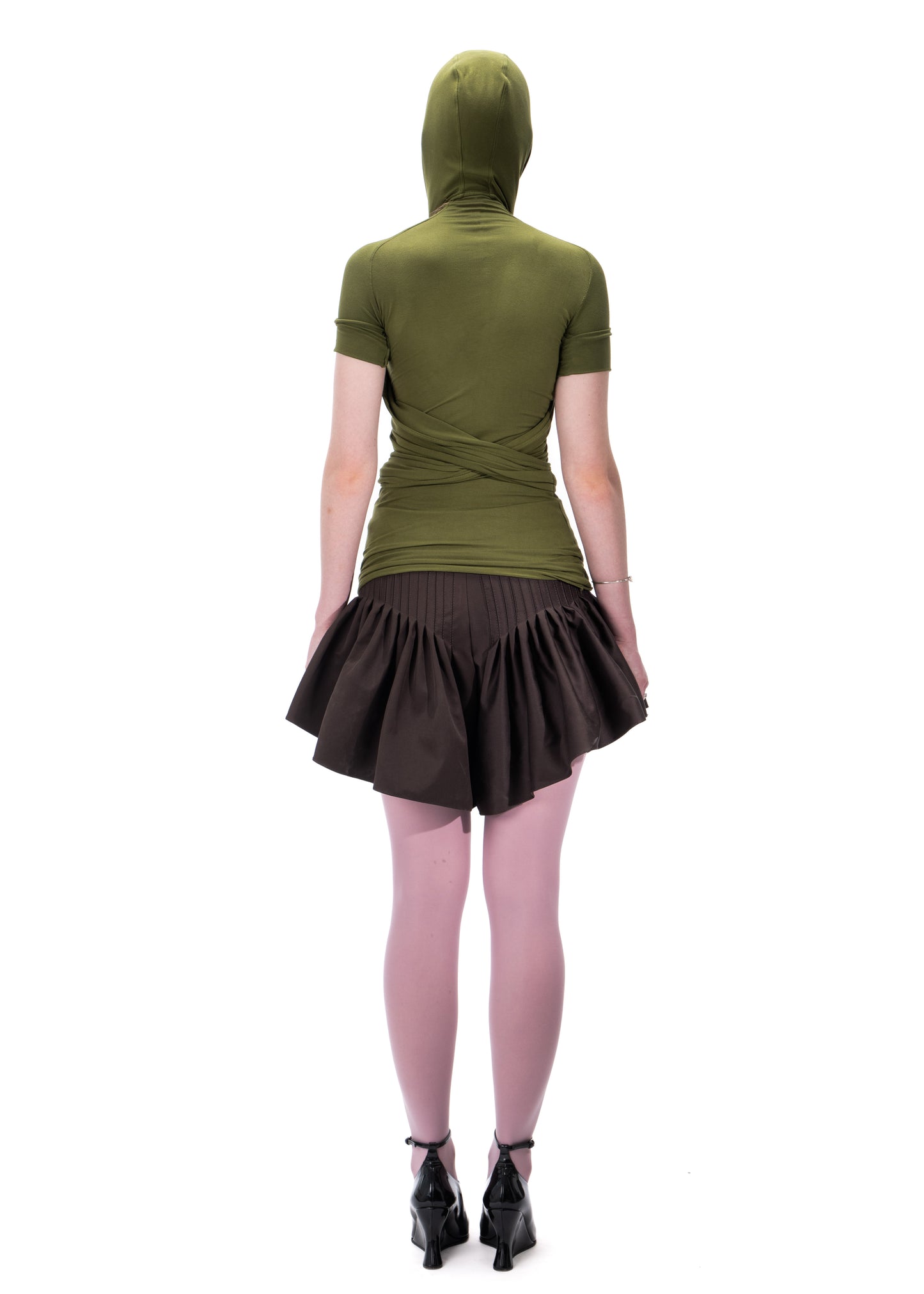 Green Wrap Top