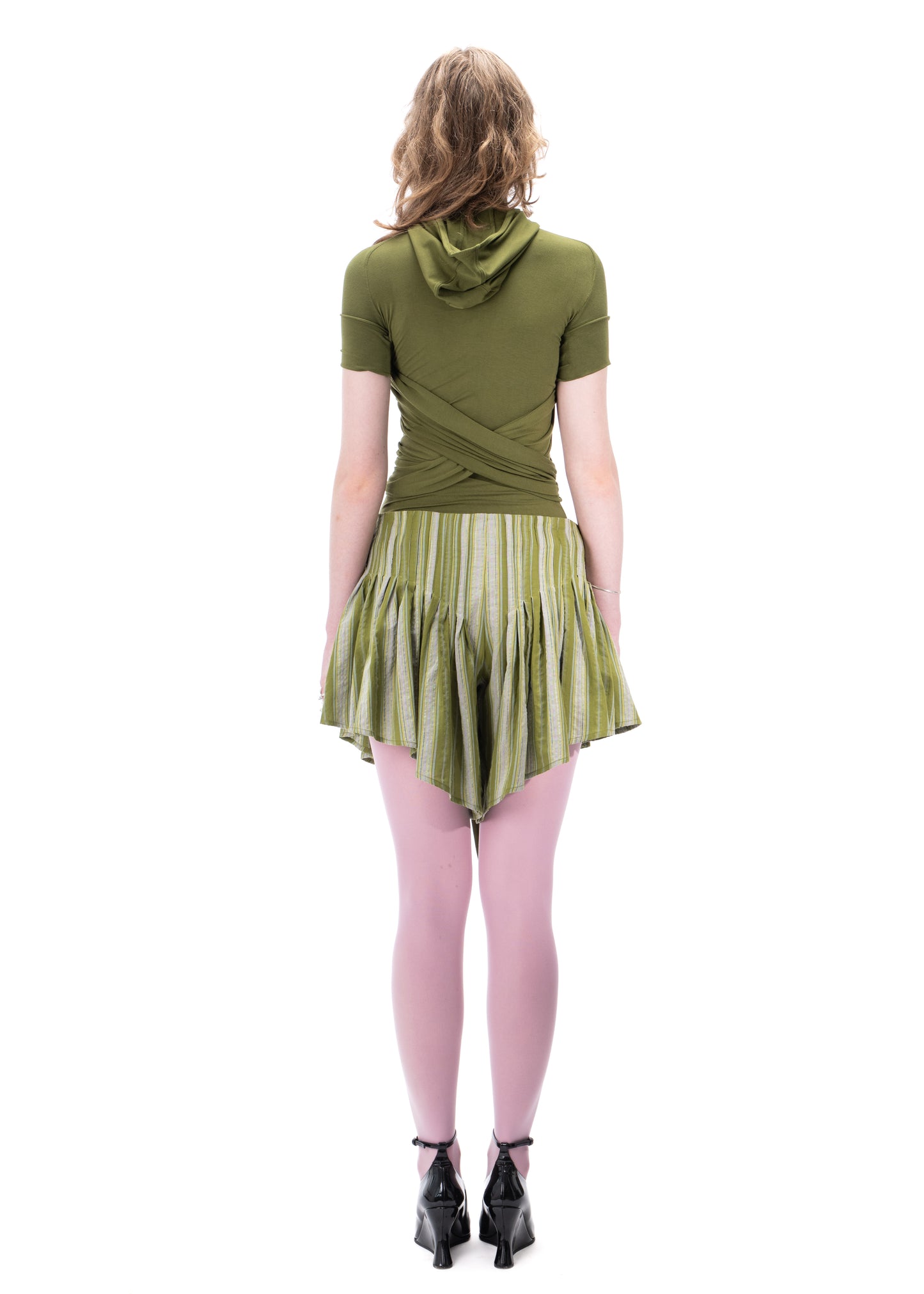Pleated Shorts